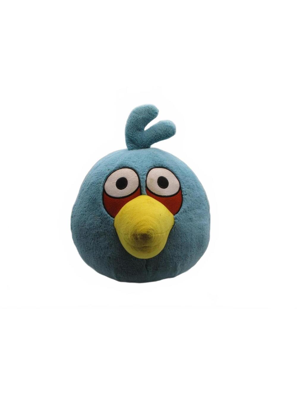 Vintage 2010 Commonwealth Angry Birds Blue Bird Plush 5" Stuffed Toy Rovio